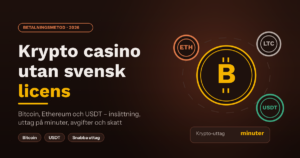 krypto casino utan svensk licens
