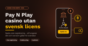 pay n play casino utan svensk licens